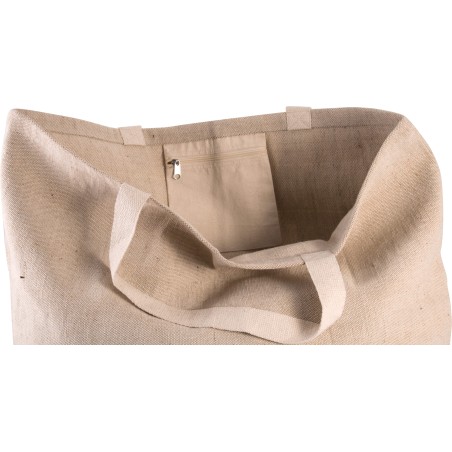 Bolsa shopper rústica de juco - grande