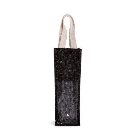 Bolsa de yute para botella