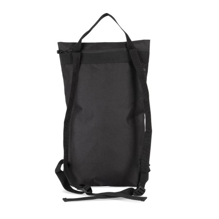 Flat recycled urban backpack
