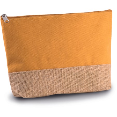 Canvas & jute pouch