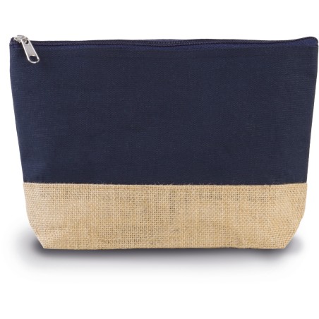 Canvas & jute pouch