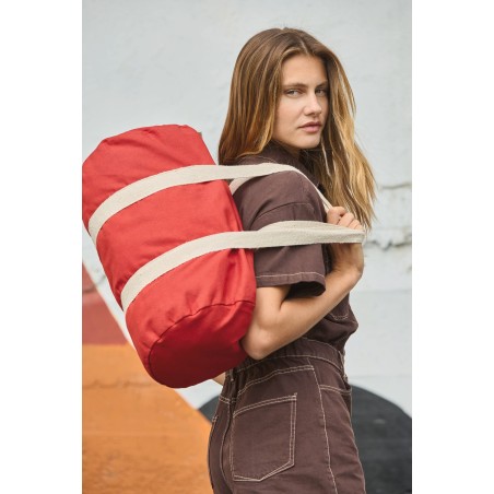 Cotton canvas hold-all bag
