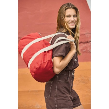 Cotton canvas hold-all bag