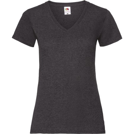 Camiseta Valueweight cuello de pico mujer (61-398-0)
