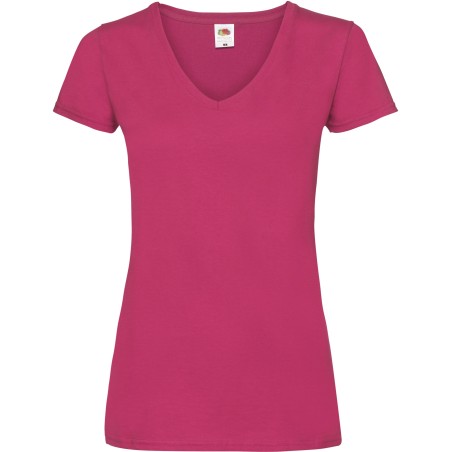Camiseta Valueweight cuello de pico mujer (61-398-0)