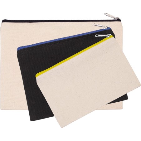Cotton canvas pouch - medium