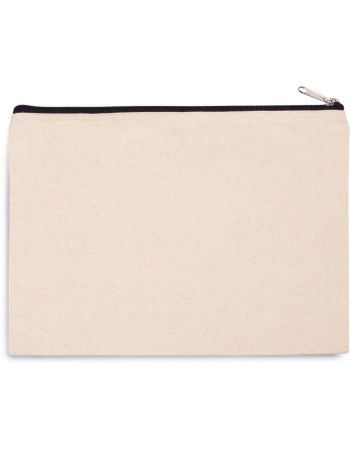 Cotton canvas pouch - large