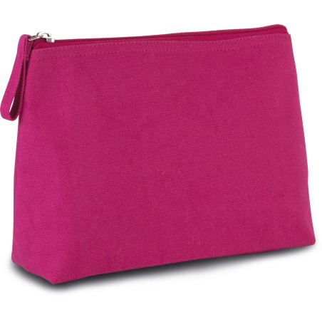 Toiletry bag in cotton canvas