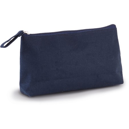 Cotton canvas toiletry bag
