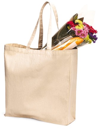 Cotton canvas classic shopper