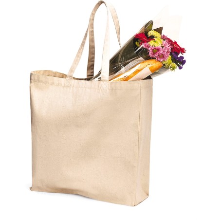 Cotton canvas classic shopper