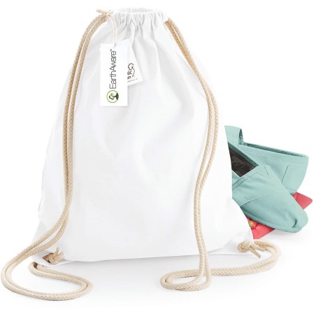 Bolsa de gimnasio EARTHAWARE® - algodón orgánico