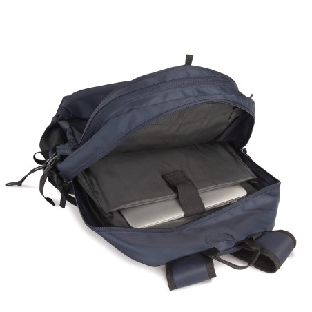 Urban/outdoors backpack with helment mesh