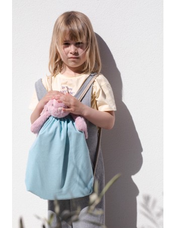 Small recycled backpack with drawstring - Kid size