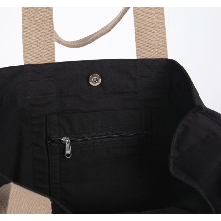 Large recycled gusseted shopping bag