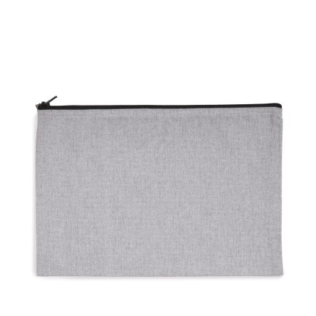 Recycled zipped pouch