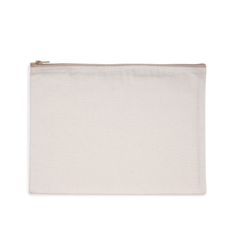 Recycled zipped pouch