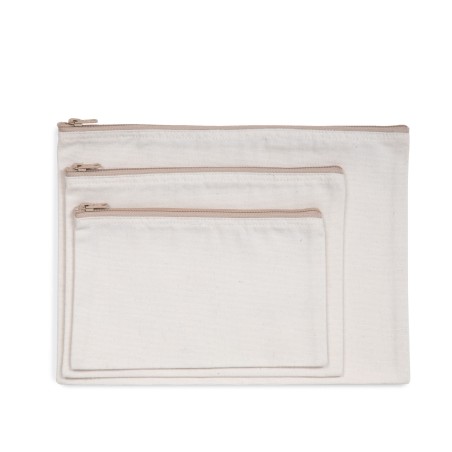 Recycled zipped pouch