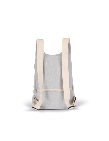 Recycled backpack with anti-theft back pocket 2