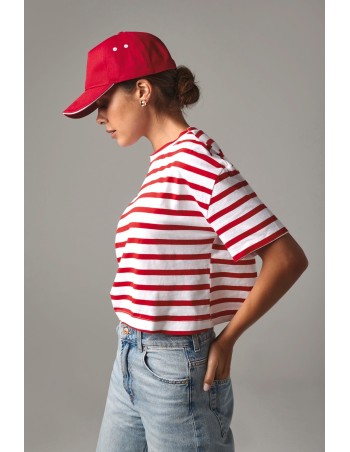 Men ultimate 5 panels cap - contrast sandwich peak