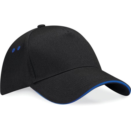 Gorra Ultimate - 5 paneles con sándwich contrastado
