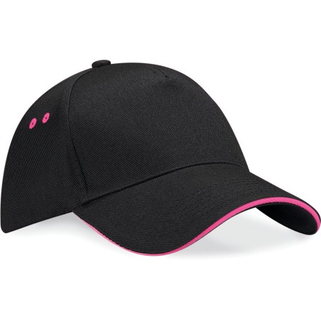 Men ultimate 5 panels cap - contrast sandwich peak