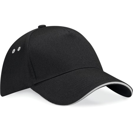Gorra Ultimate - 5 paneles con sándwich contrastado