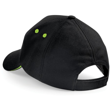 Gorra Ultimate - 5 paneles con sándwich contrastado