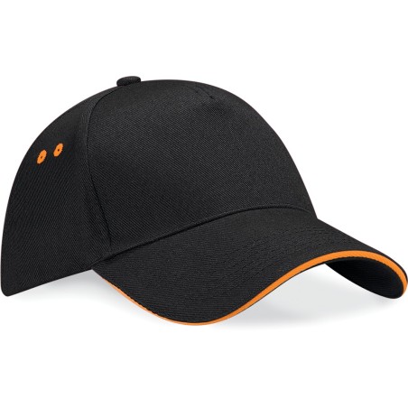 Men ultimate 5 panels cap - contrast sandwich peak