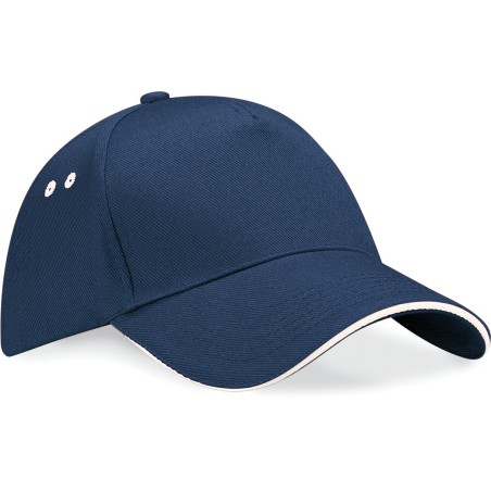Men ultimate 5 panels cap - contrast sandwich peak