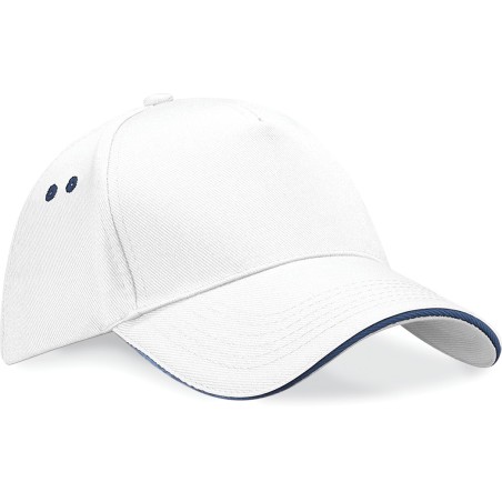 Men ultimate 5 panels cap - contrast sandwich peak