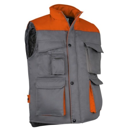 CHALECO BICOLOR MULTIBOLSILLOS