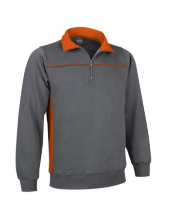 SUDADERA BICOLOR MEDIA CREMALLERA 2