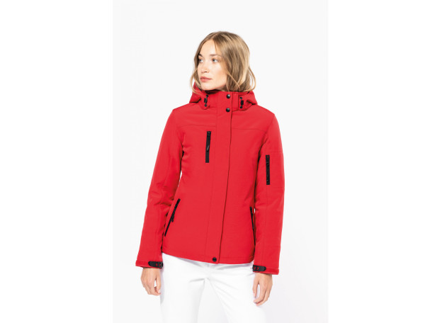 PARKA SOFTSHELL CAPUCHA FORRADA MUJER