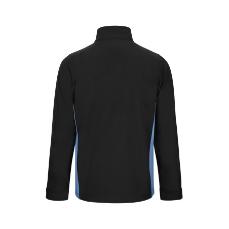 CHAQUETA CREMALLERA SOFTSHELL BICOLOR 