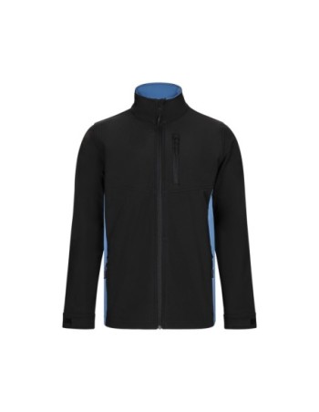 CHAQUETA CREMALLERA SOFTSHELL BICOLOR 