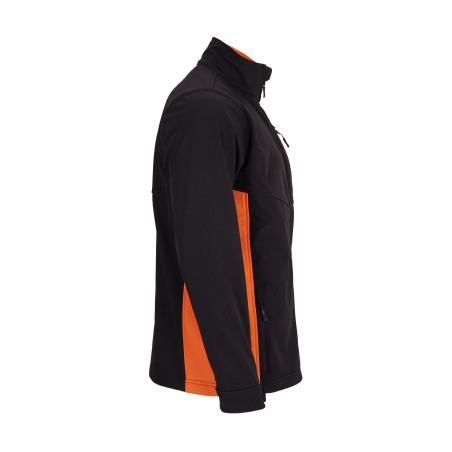 CHAQUETA CREMALLERA SOFTSHELL BICOLOR 