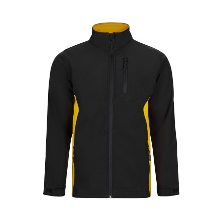 CHAQUETA CREMALLERA SOFTSHELL BICOLOR 