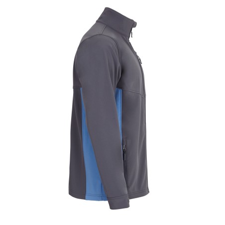 CHAQUETA CREMALLERA SOFTSHELL BICOLOR 