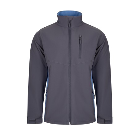 CHAQUETA CREMALLERA SOFTSHELL BICOLOR 