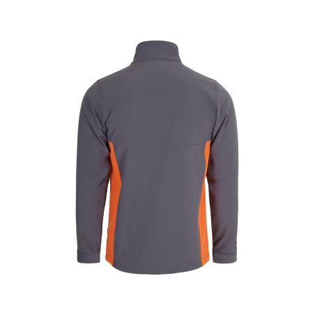 CHAQUETA CREMALLERA SOFTSHELL BICOLOR 