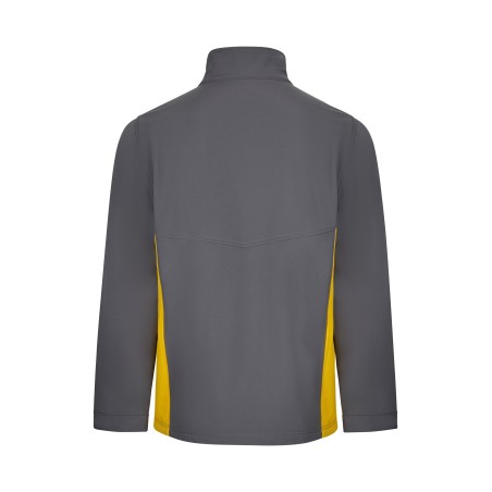 CHAQUETA CREMALLERA SOFTSHELL BICOLOR 