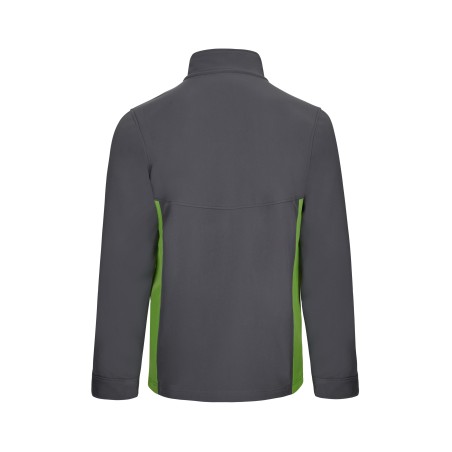 CHAQUETA CREMALLERA SOFTSHELL BICOLOR 
