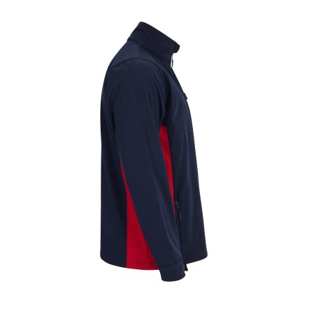 CHAQUETA CREMALLERA SOFTSHELL BICOLOR 