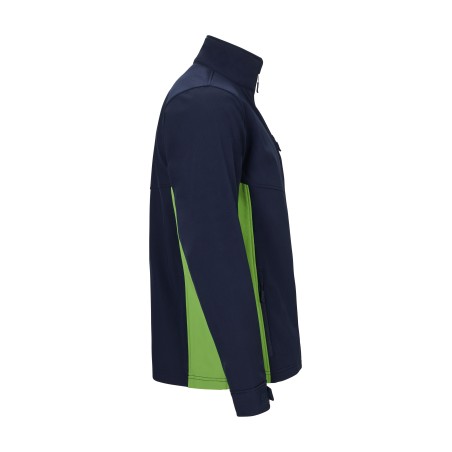 CHAQUETA CREMALLERA SOFTSHELL BICOLOR 