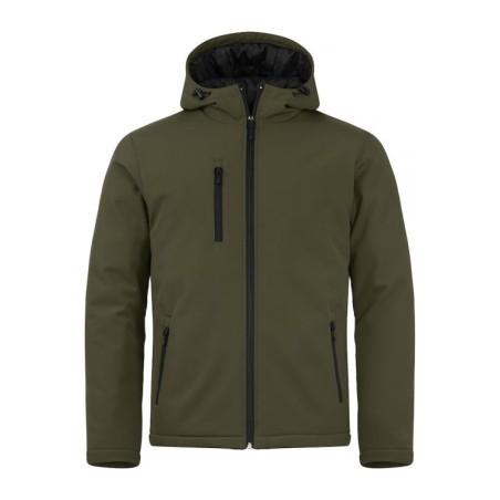 CHAQUETA SOFTSHELL ACOLCHADA CON CAPUCHA