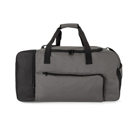 Large sports bag with side compartment