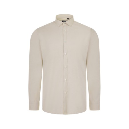 CAMISA OXFORD STRETCH ENTALLADA