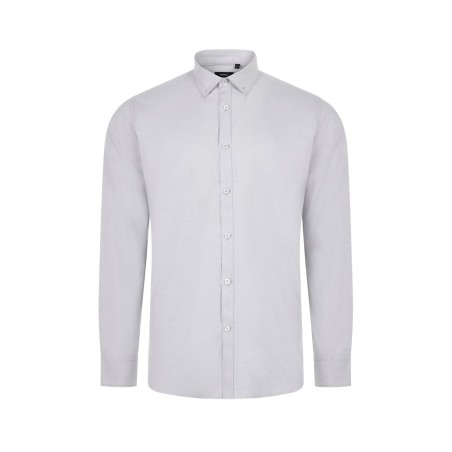 CAMISA OXFORD STRETCH ENTALLADA