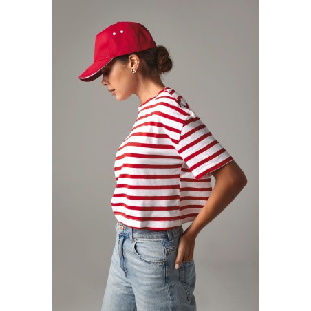 Gorra Ultimate - 5 paneles con sándwich contrastado